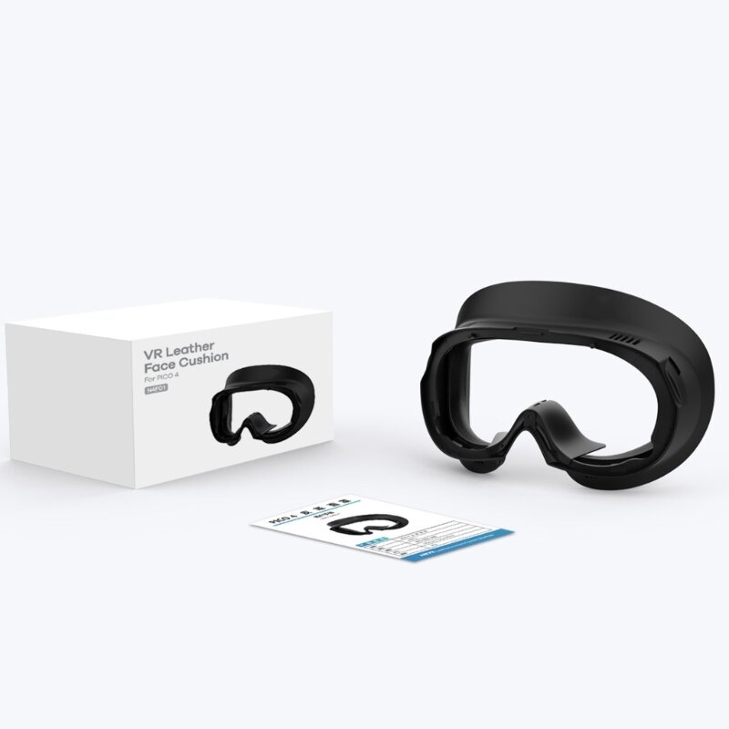 Wspornik z gąbką do twarzy VR 4 zestaw do wirtualnej rzeczywistości do zmywalnego, odpornego na pot, skórzanego osłona na twarz VR