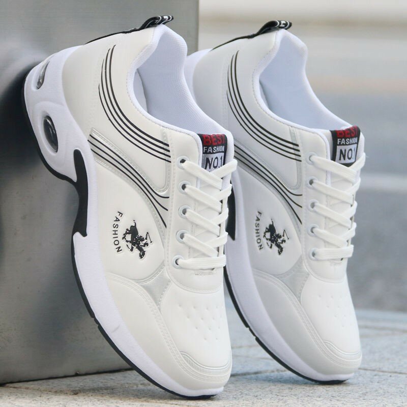Sneakers uomo primavera estate scarpe Casual piattaforma in rete traspirante scarpe da Tennis sportive moda scarpe da uomo bianche taglie forti 46