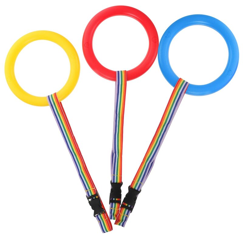 유아 워킹 로프 어린이 핸들 안전 다채로운 라인, 밝은 색상 워킹 로프, 어린이 안전 로프, 3 개