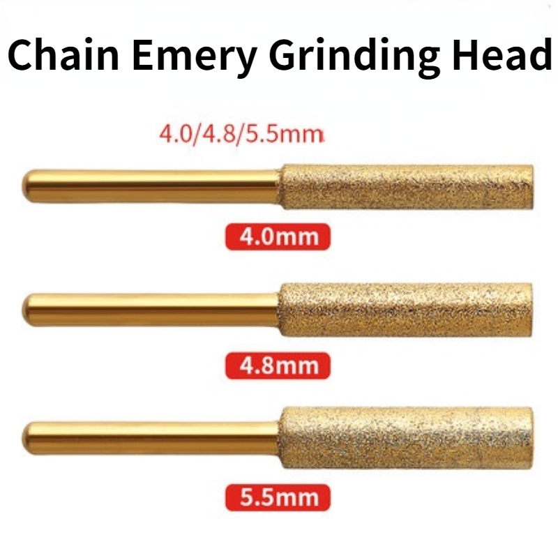 Chain Emery Grinding Head / Electric Saw, Chain Saw,chain Grinder Grinding Head / 4.0MM  4.8MM  5.5MM