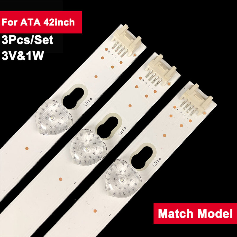 774mm 3V Tv Backlight For ATA 42inch OEM/0EM40LB03-LED3030-V1.0 4C-LB400T-ZM2 3Pcs/Set Led Tv Bar 42M4080A 42M4018E