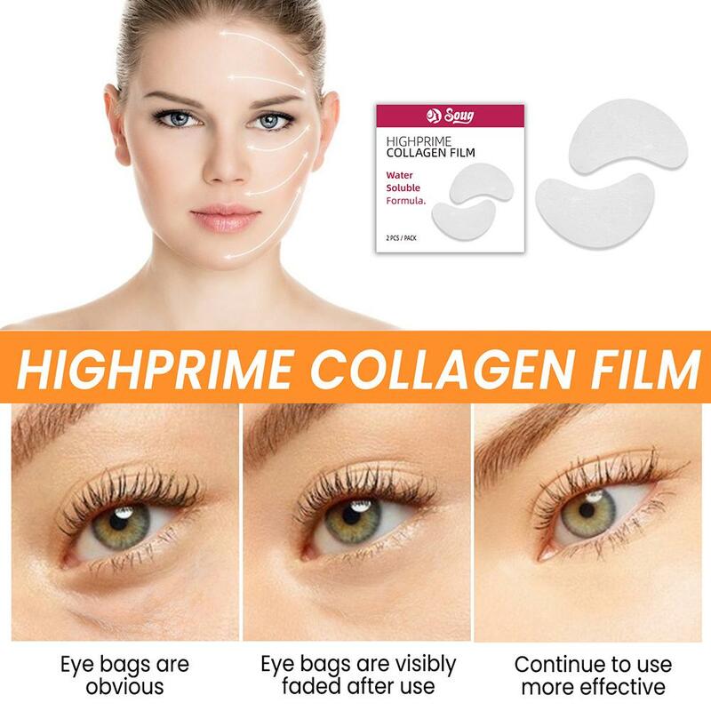 5 par rozpuszczalnych w kolagenie maska na oczy przeciwzmarszczkowych usuwa worki pod oczami ciemne koła gładkie drobne linie nawilżające kosmetyki do twarzy oczu
