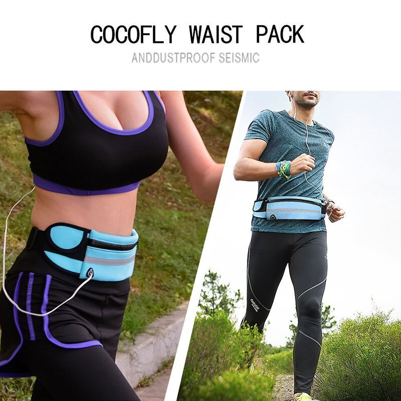 Outdoor Fanny Packs for Women Men Belt Bag Fashion Waist Packs Lightweight Crossbody Bags Bum Bag for Running Hiking Travel