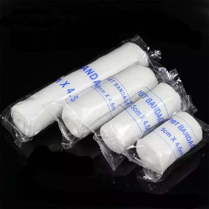 Elastische Bandagen Erste-Hilfe-Kit Gaze Bandagen Roll Wund verband Band Pflege Notfall Bandagen
