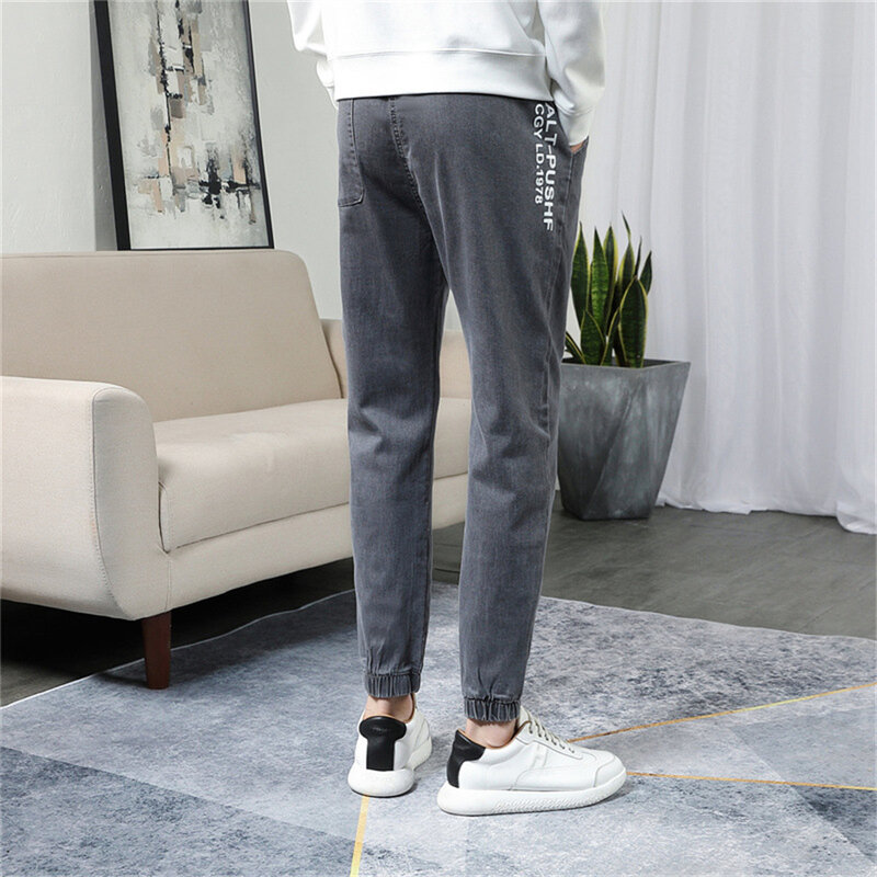 Men's Jeans Harem Denim High Quality Cargo Pants Jogger Goth Hip Hop Trousers Male 4XL men jeans men designer jeans