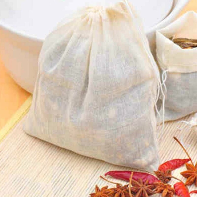 1 szt. Jednorazowe torebki na herbatę Pusta torebka na herbatę ze sznurkiem Uzdrawiający papier filtracyjny do torebek ziołowych do luźnej herbaty