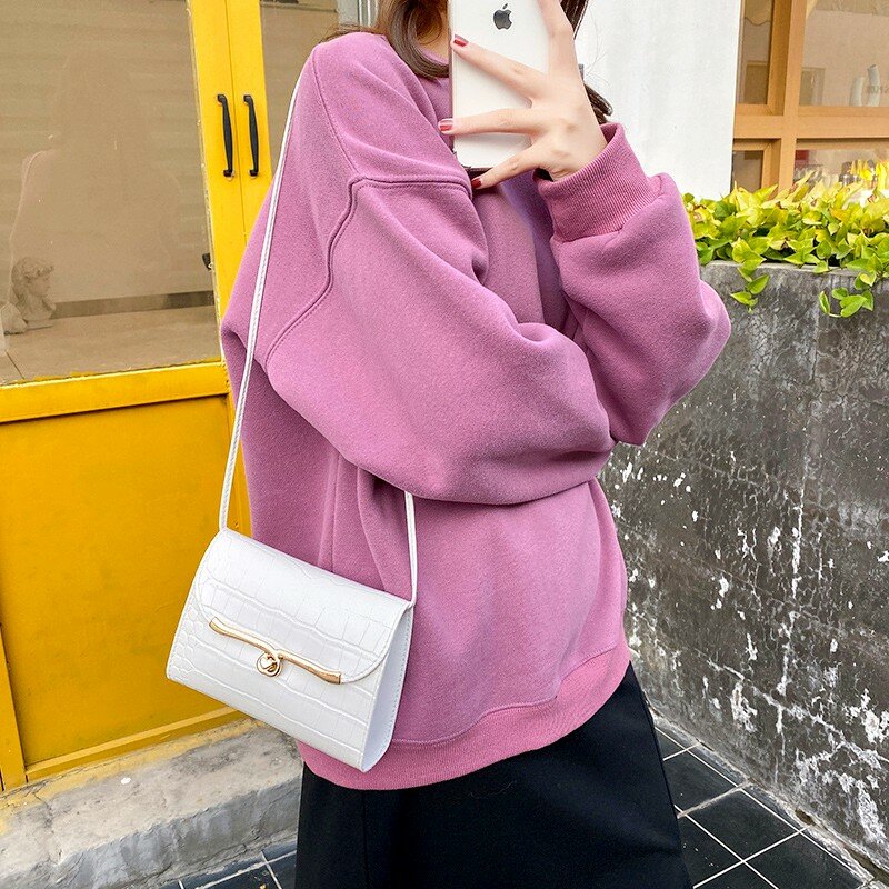 Dames Schoudertas Nieuwe Koreaanse Mode Kleine Vierkante Messenger Bag Handtas Candy Color Lock Gesp Veelzijdige Schoudertas
