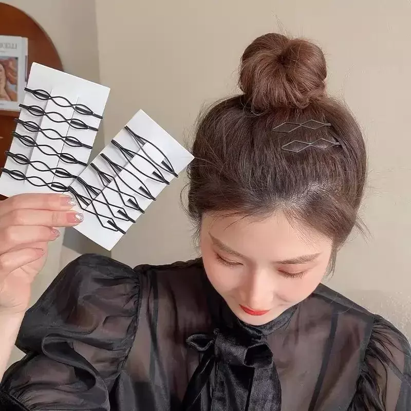 1/20 pz semplici forcine nere per le donne mollette copricapo ragazze BB clip copricapo Barrettes accessori per lo Styling dei capelli coreani