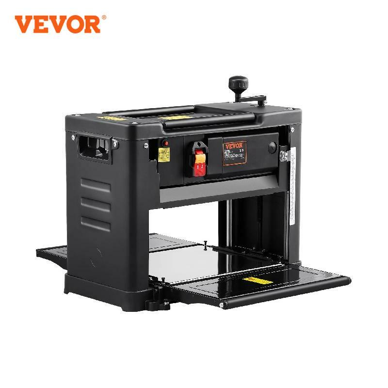 VEVOR Thickness Planer 13inch Benchtop Planer with Two-Blade 15-Amp 1800W Powerful Motor Low Noise for DIY Woodworking Planing