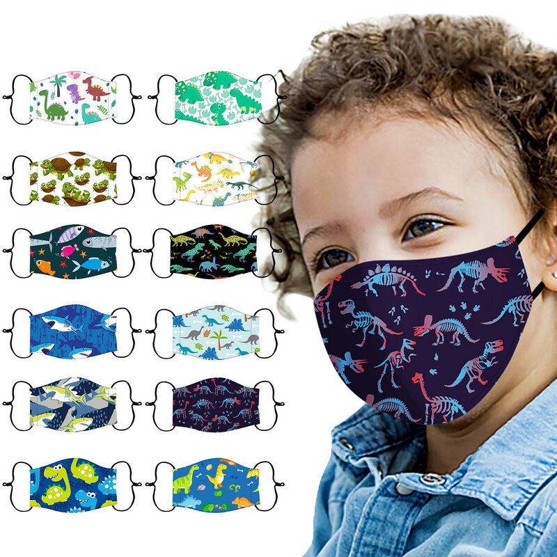 Маска для лица подходящая как для мужчин, так и для студентов для длительного ношения Многоразовые Дышащие хлопковые детские пылезащитные маски для лица