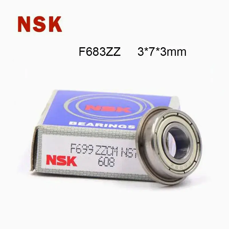Japan nsk origin lager f683zz lager ABEC-9 (5/10pcs) 3*7*3mm flansch f683z hoch geschwindigkeit kugellager f683 zz f618/3zz