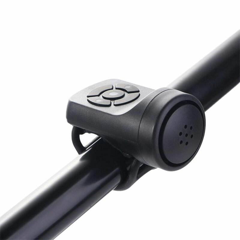 Anti-Theft 4 Sounds ABS Bike Accessories Handlebar Alarm Ring Bell Bike Electronic Loud Horn Cycling Bell Handlebar Alarm Bell