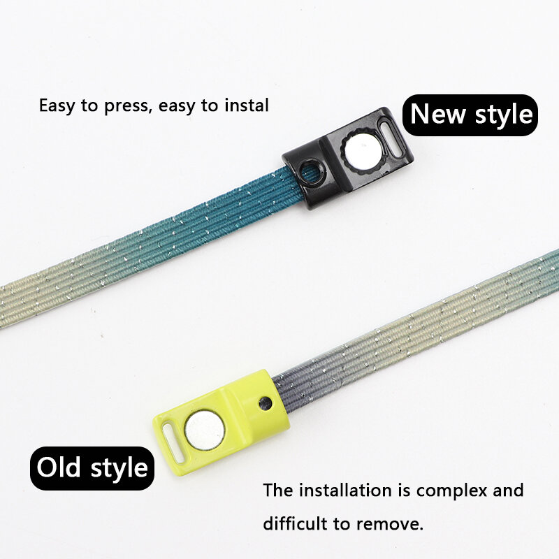 New Flat Elastic Laces Sneakers Magnetic Lock Shoe laces without ties Kids Adult Magnetic No Tie Shoelaces for Shoes Accessories