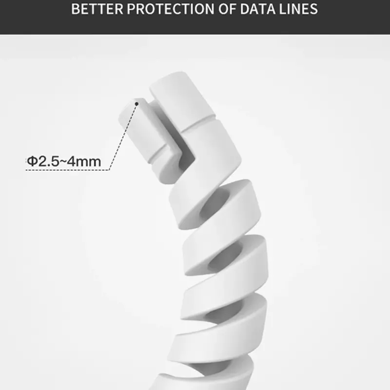 Portable Data Line Protector Winder, Anti-Puzzle, Cabo de alimentação, Cord Organizer Cover for Smart Phone Charger