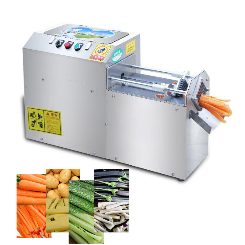 Francês comercial fritar máquina de corte automático tiras batata slicer frutas vegetais cenoura imprensa máquinas corte