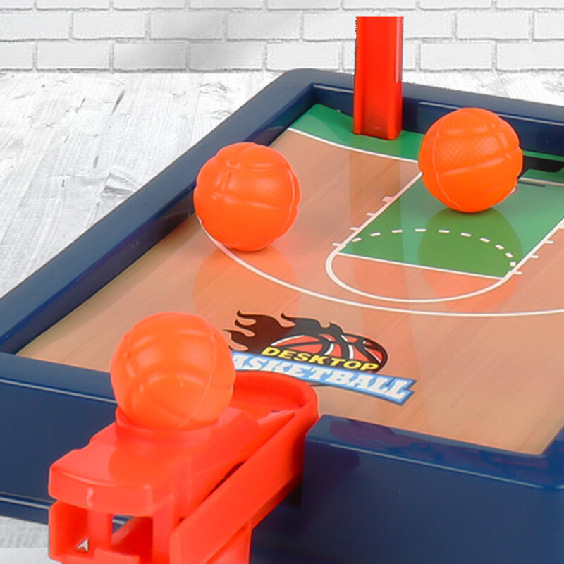 Mini machine de tir pour enfants et adultes, jeu de société de bureau, table de doigt de basket-ball, jeux de sport interactifs, facile à assembler, fête