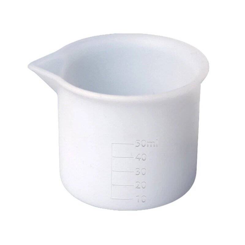 E0BF Силиконовые мерные чашки для эпоксидной смолы, легко моются, для изготовления ювелирных изделий своими руками