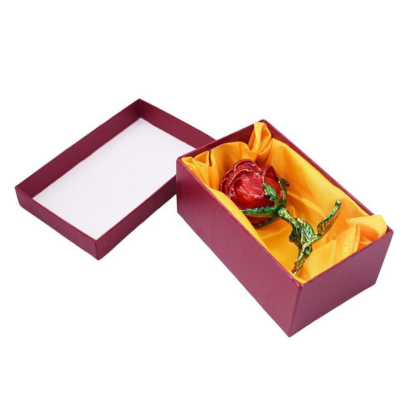 Mawar dekorasi rumah kotak perhiasan pemegang ruang seni dekorasi pesta pernikahan ornamen
