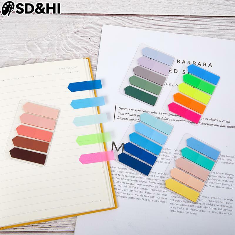 100Sheets Morandi Color Sticky Notes Memo Pads Self Adhesive Bookmark Memo Sticker Students Stationery School Office Supplies