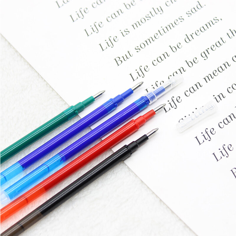 50 buah/set 0.7mm pena dapat dihapus ajaib isi ulang untuk pena Pilot Frixion tinta biru/hitam/merah Aksesori alat tulis kantor
