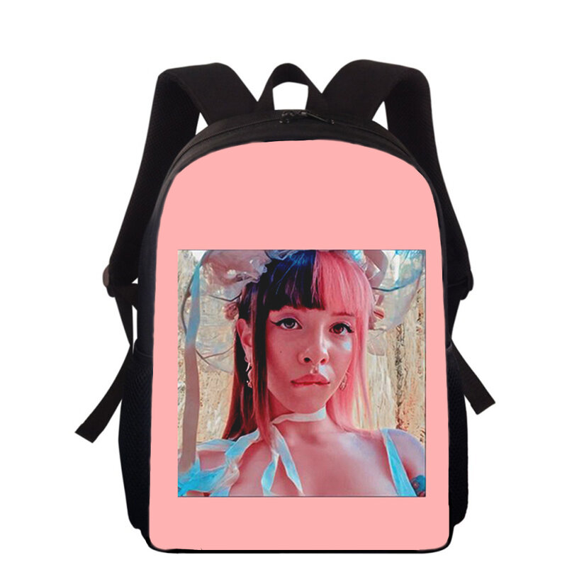Melanie Martinez 15 "3D Print Kids Backpack Sacos de Escola Primária para Meninos Meninas Back Pack Estudantes School Book Bags