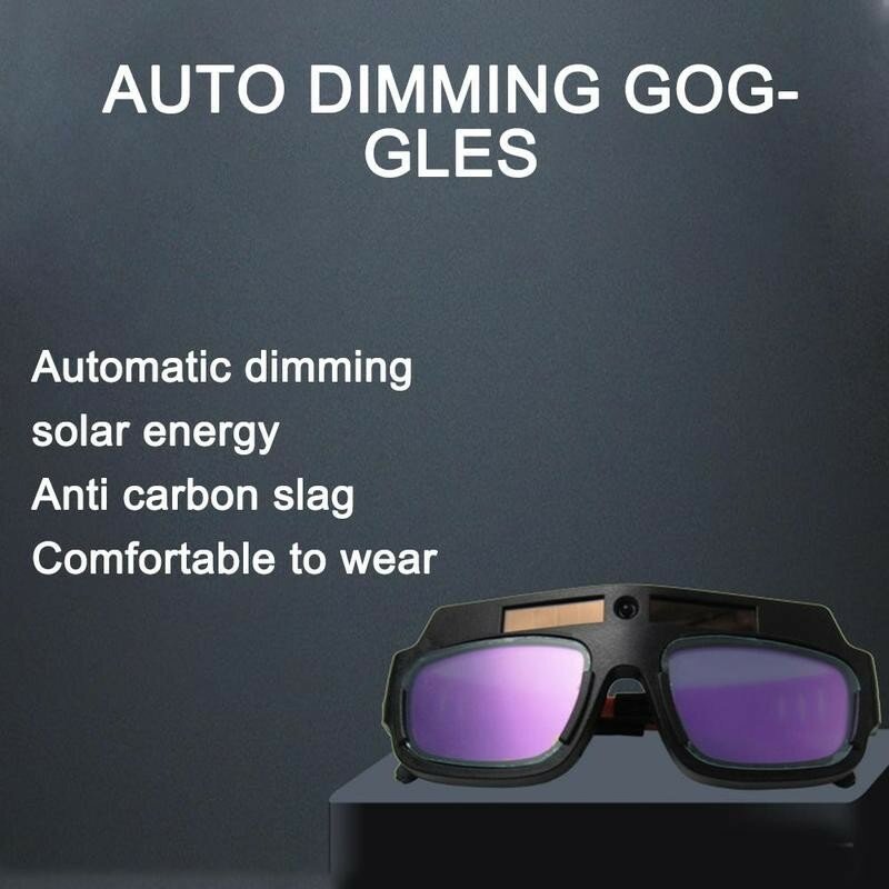 Automatyczne przyciemnianie przyciemnianie okulary spawalnicze przeciwodblaskowe spawanie łukiem argonowym okulary spawacz ochrona oczu specjalne gogle narzędzia
