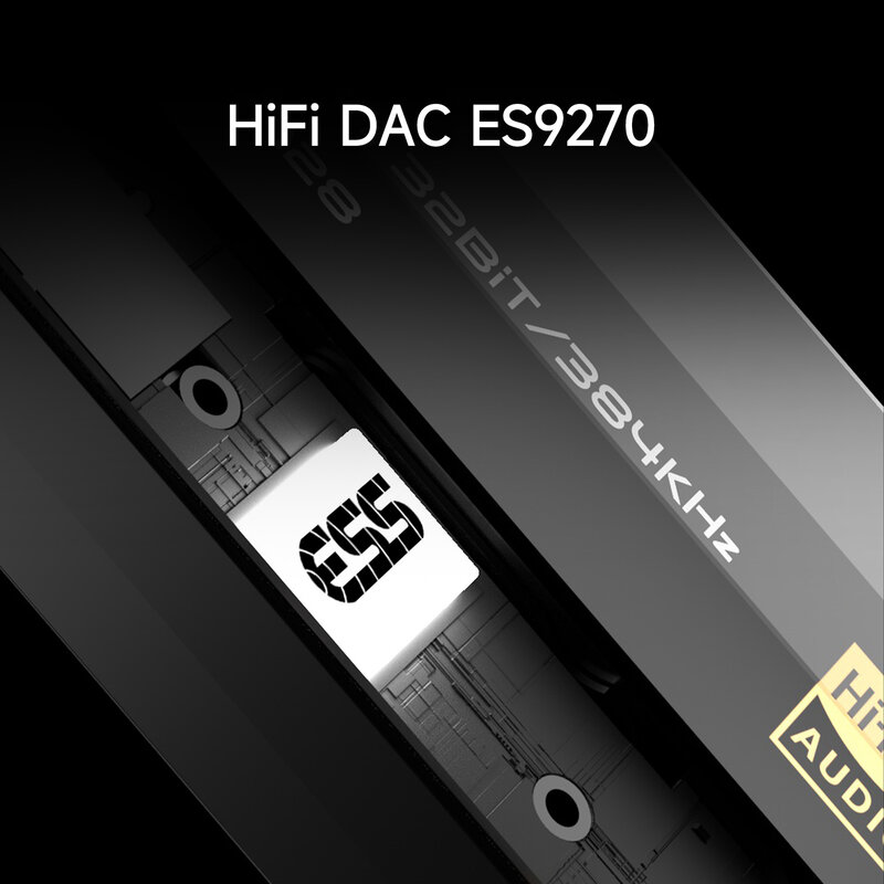 HiBy FC1 Headphone dekoder HiFi Audio portabel Tipe C ke 3.5mm Output USB DAC AMP DSD128 untuk ponsel Android iOS Mac Win10 PC