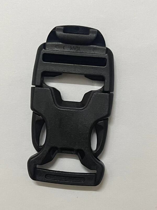 Curved Side Release Buckle Black Plastic Side Release Buckles For Webbing Bags Straps 25mm one inch