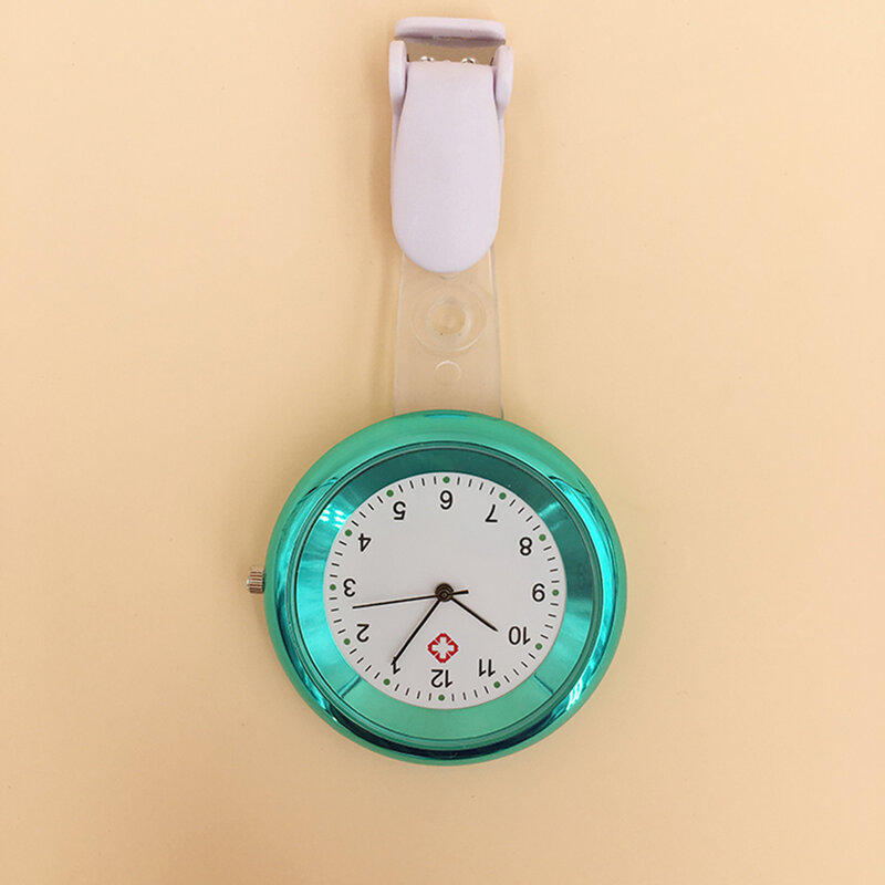Luxo Metal Pocket Quartz Watch, Broche Analógico, Relógios de Enfermeira Médica Fob, Marca Popular, Elegante Horloge Gift