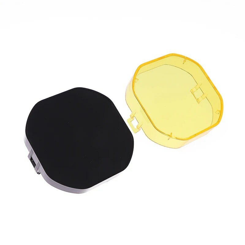 Led Work Light Cover Cube Cover Dustproof Yellow Black Lens Protection Cover For 40W Pods Fog Driving Lamp