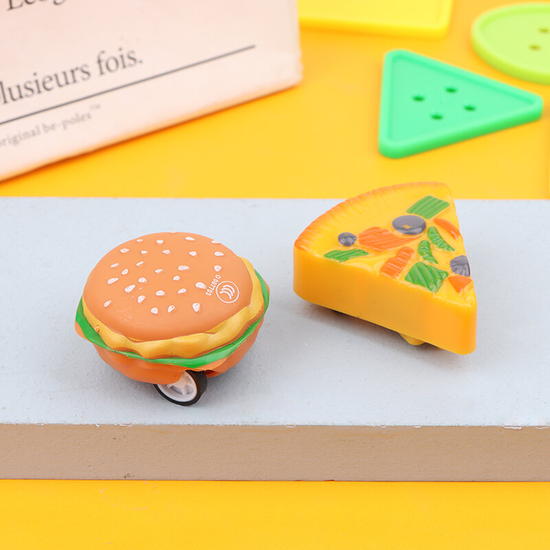 Petites voitures hamburger pour enfants, jouets de simulation créatifs, voitures mignonnes, jouets Kawaii pour enfants de 2 à 4 ans