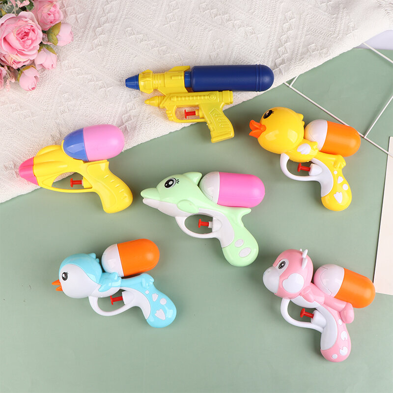 Pistol lucu air berenang anak-anak bentuk lucu untuk mainan mandi simulasi kreatif mainan air plastik Pinguin