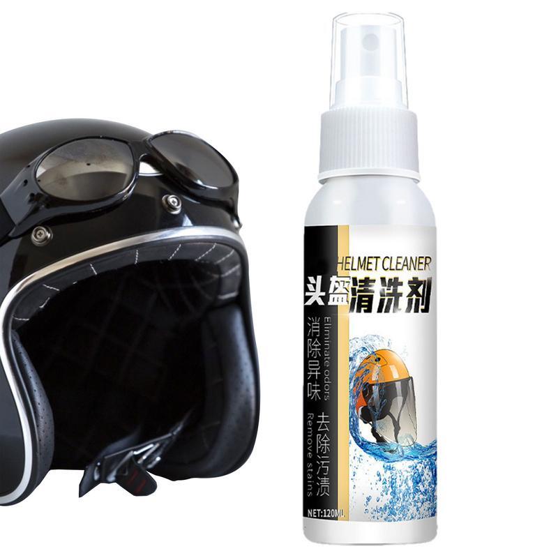 Motorcycle Foam Cleaner 120ml Windshield Cleaner For Car Wash Motorcycle Care Supplies For Motorcycle Headgear Gloves Pads Gear