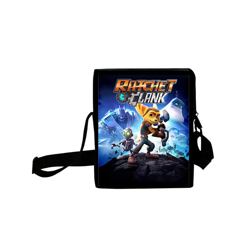 Ratchet & Clank เกม2023ใหม่กระเป๋าแฟชั่น Daypack Oxford ผ้ากระเป๋ากระเป๋าหนังสือกระเป๋า Unisex