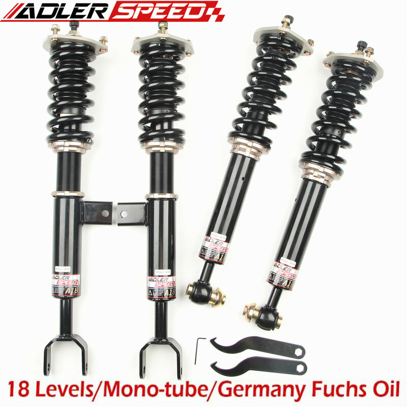 ADLERSPEED 18 Way Coilovers Lowering For 11-16 BMW F10 528i 530i 535i 550i RWD Adj. Height