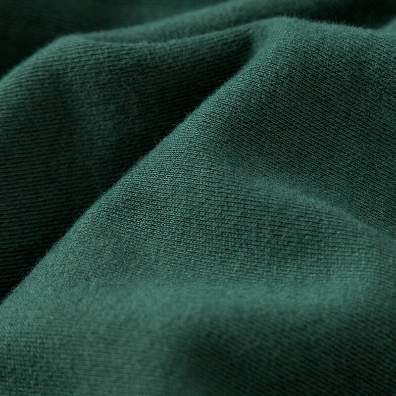 MRMT-Suéter com capuz de lã de cor sólida masculino, tecido horizontal pesado, tom frio, novo, 250g, 2024