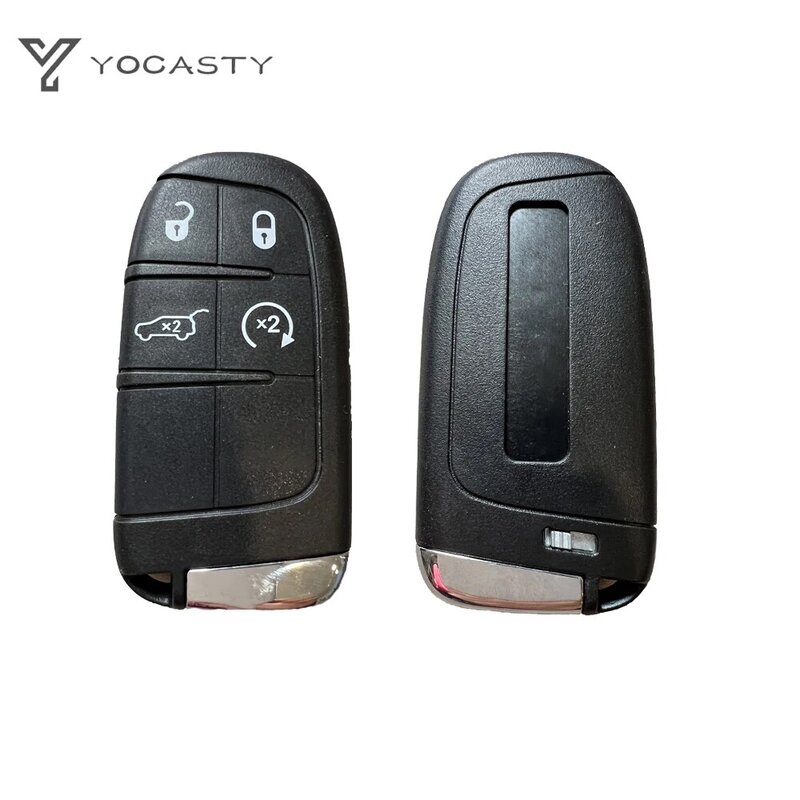 Yocasty M3N-40821302 original 2 botões chave de controle remoto inteligente para 2017 2018 jeep compass 433mhz 4a chip keyless sip22 lâmina