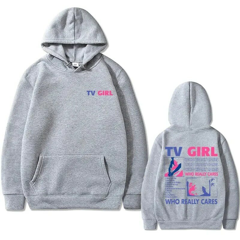 Best Famous TV Girl Who Really Cares Album Print Hoodie Men's Women's French Exit Hoodies Gothic Oversized Sweatshirt Pullover