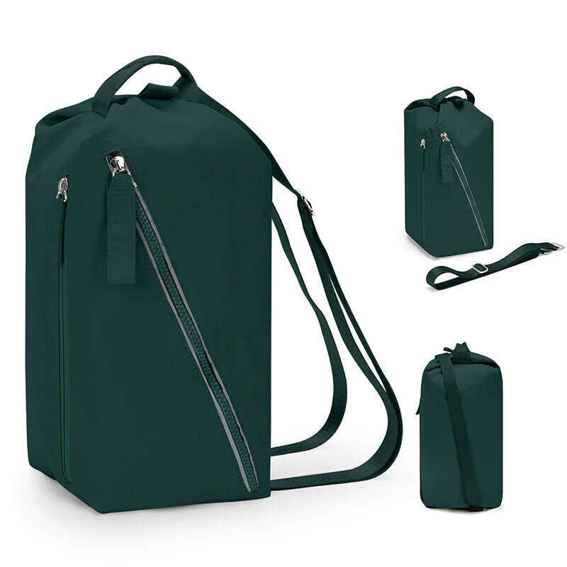 Tas selempang dada selempang wanita tas pinggang bahu Fashion pria untuk Travel Hiking Daypack multifungsi tas ponsel nilon XA582C