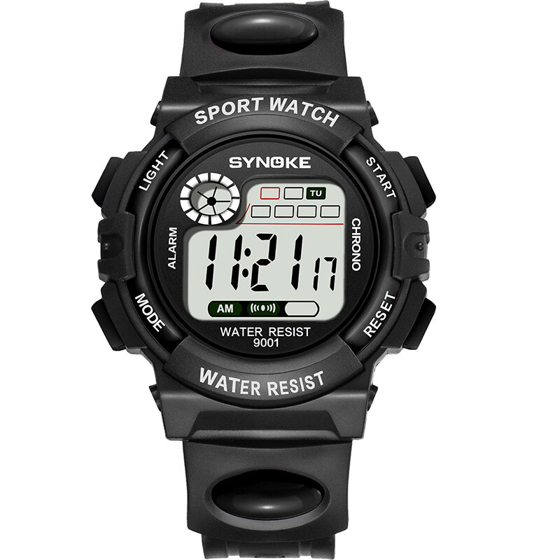 Elektronische Kinder Uhr Student Sport Uhren Bunte Sport LED Digital Uhr 3ATM Wasserdichte Alarm Armbanduhr für Jungen Mädchen