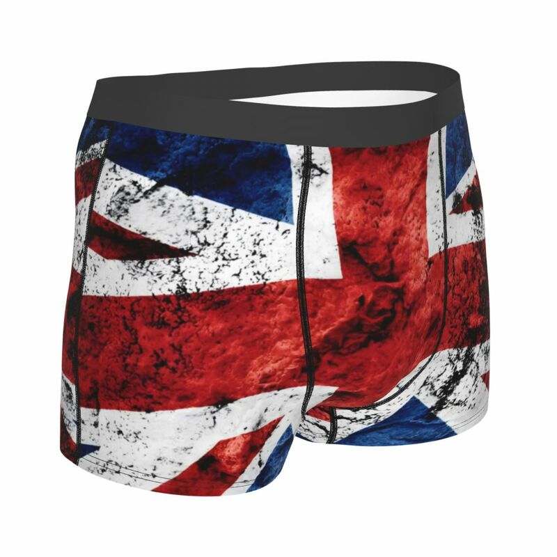 United Kingdom Flag Street Arts Underpants Homme Panties Male Underwear Ventilate