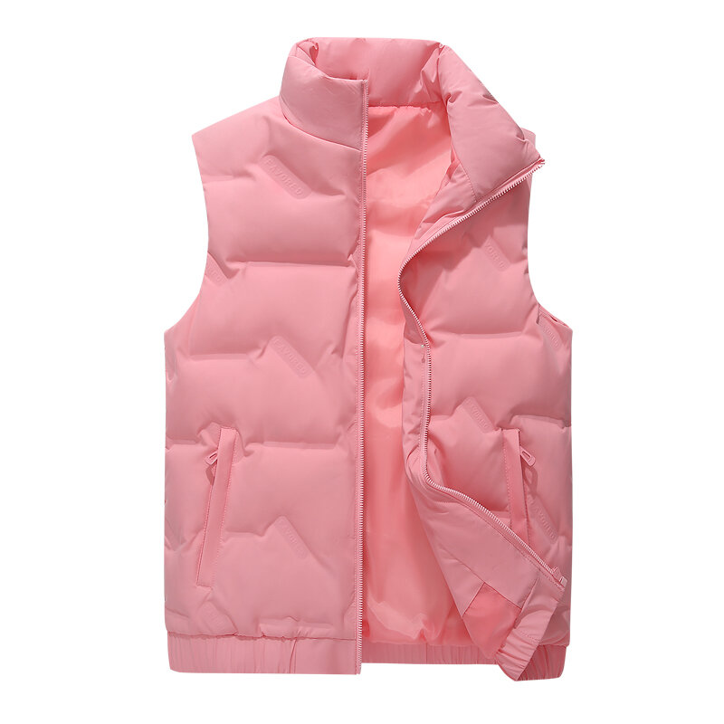 Abrigo versátil de plumón de pato blanco para mujer, chaleco cálido informal de cuello alto, moda Simple de Corea del Sur, 80, nuevo, 2023