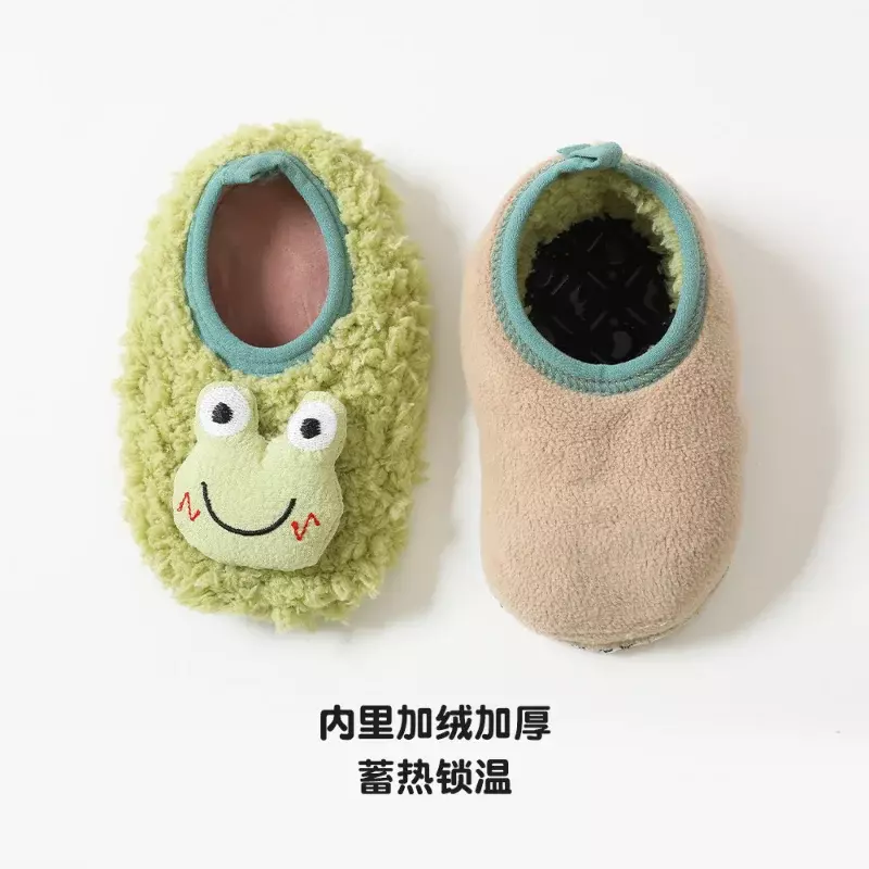 Autumn and Winter Baby Walking Shoes and Socks Cartoon Toy Floor Shoes Baby Cartoon Anti Slip Comfort Socks