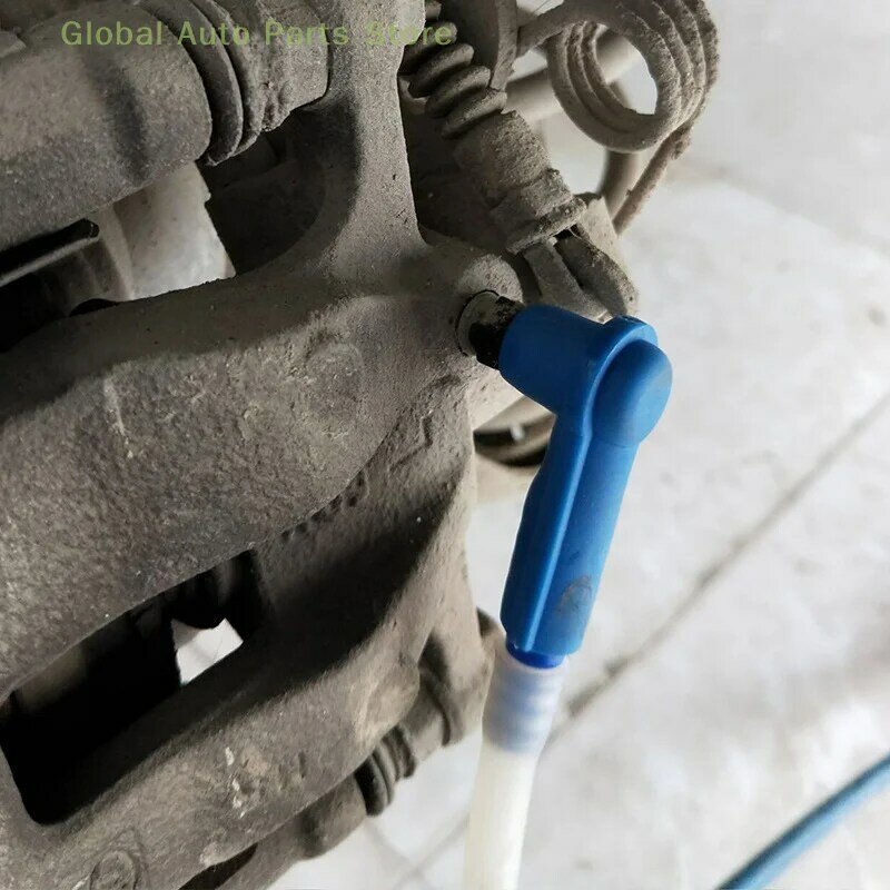 2Pcs Motorcycle Car Brake Bleeder Joint Oil Bleeding Transfer Drained Kit Connector Tool Accessories For Trucks Trailer