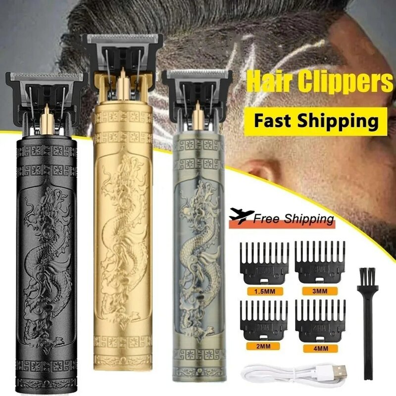 2023 NEW Hair Clipper Trimmer Cordless Hair Cutting Machine Hair Clipper Men USB Trimmer Professional Hair Barber Trimmer