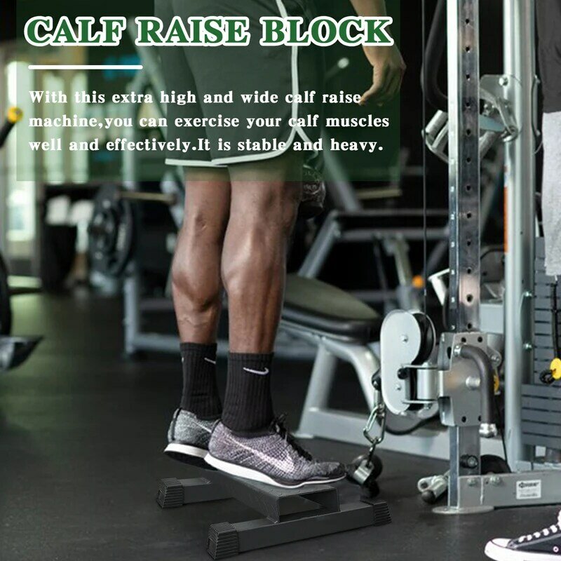 Upgrade the calf support rod, the wide and high standing calf lift machine is suitable for calf stretching and squatting