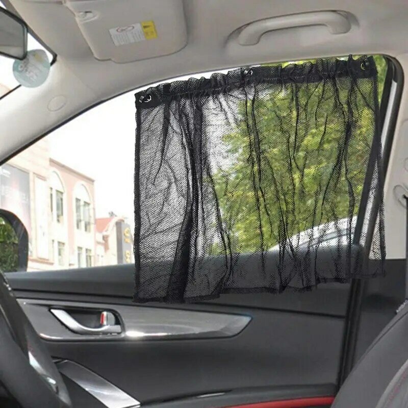 Janela lateral do carro reutilizável Sun Shade, UV Protect Curtain, Pára-sol leve para crianças, Animais de estimação Auto Acessório