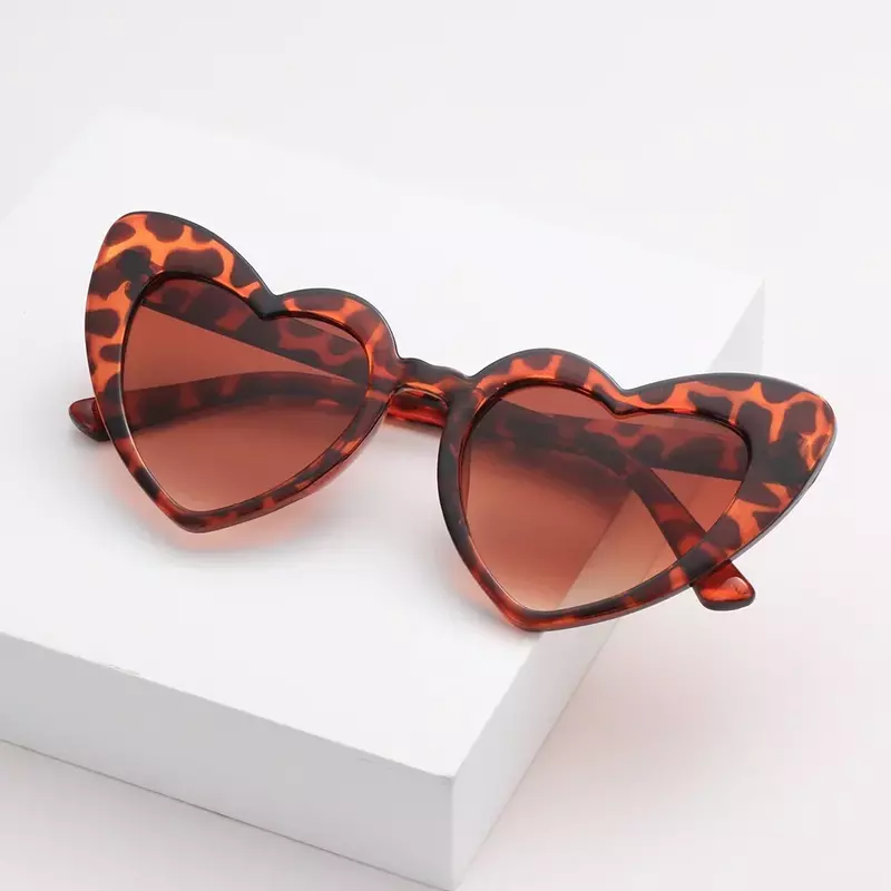 Солнцезащитные очки в форме сердца женские, стильные милые винтажные солнечные очки «кошачий глаз» в стиле ретро, с защитой UV400