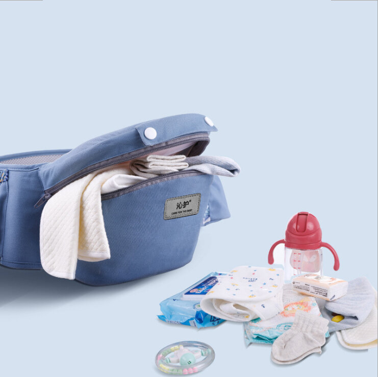 กระเป๋าสะพายหลัง Ergonomic Baby Carrier Baby Hipseat Carrier พกพาเด็ก Baby Wrap สลิงสำหรับเดินทางเด็ก0-48เดือนใช้ได้