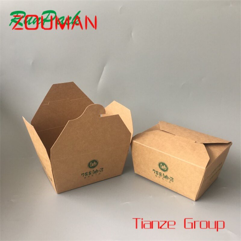Aangepaste Eco-Vriendelijke Afhaalbare Biologisch Afbreekbare Verpakking Wegwerp Voedselcontainer Tiffin Bento Lunchbox